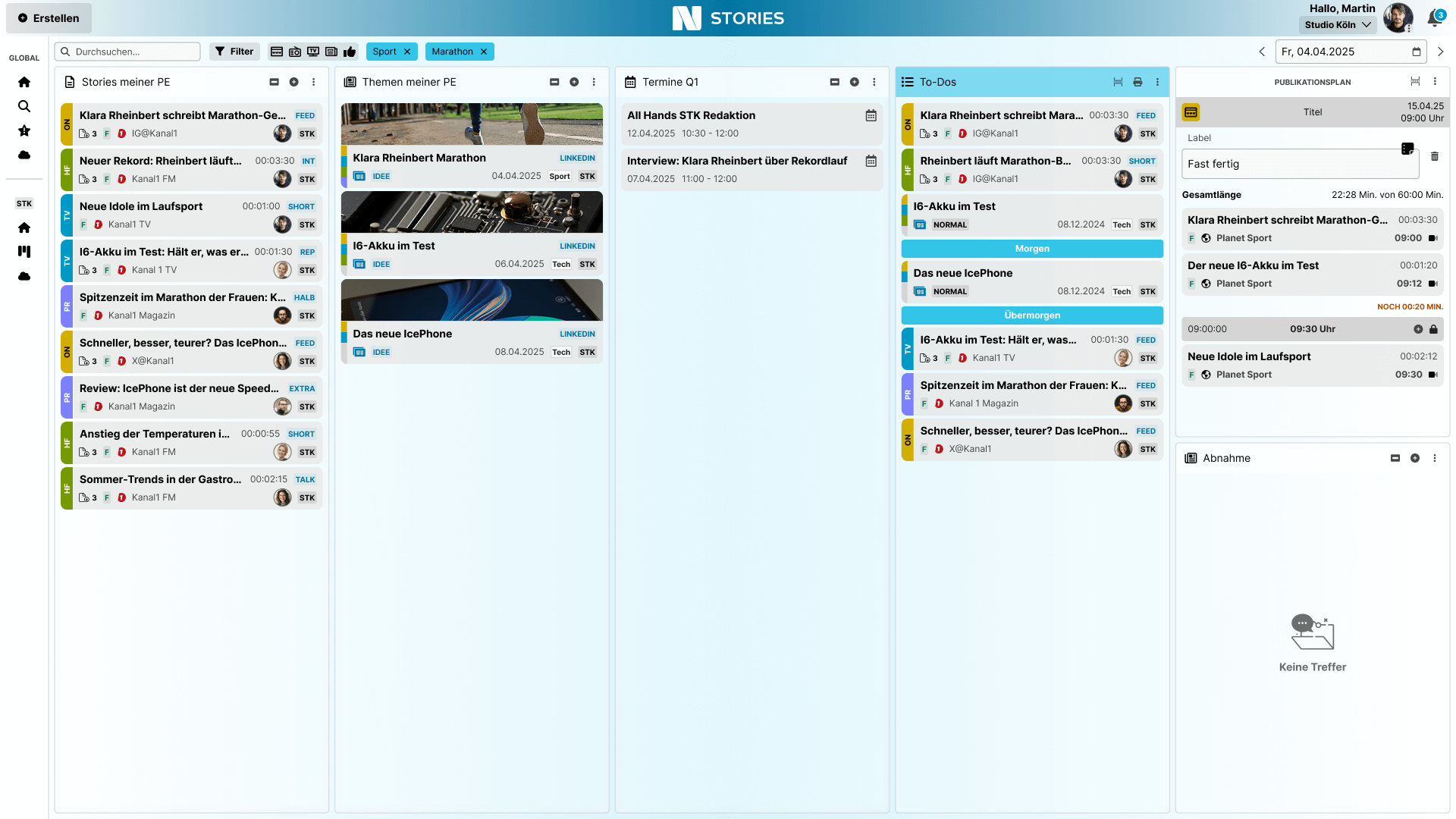 Corporate Newsroom mit Newsmind Stories
