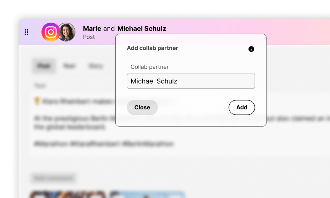 Social Media Collab Partner in Newsmind Stories