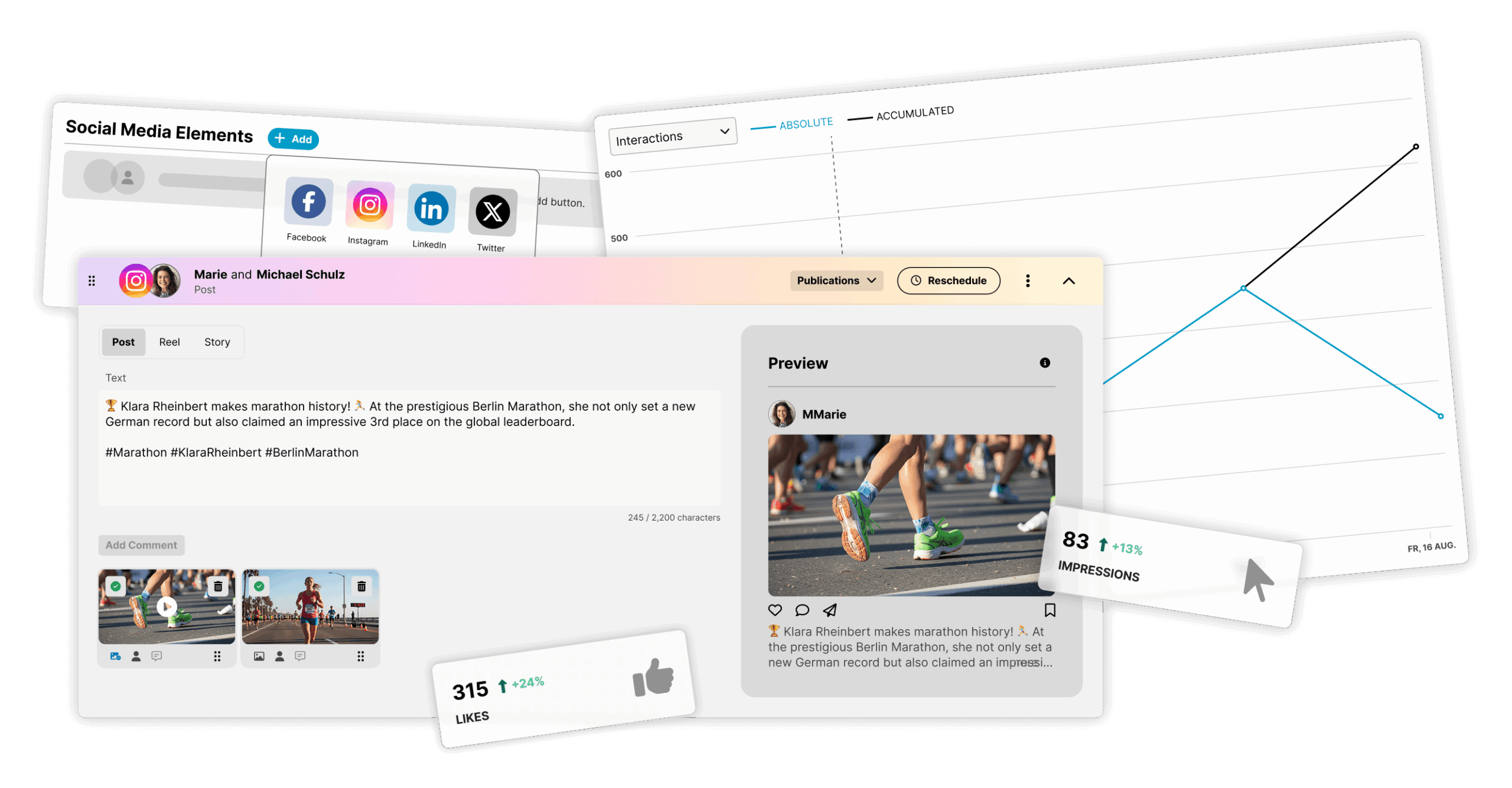 Social Media in Newsmind Stories