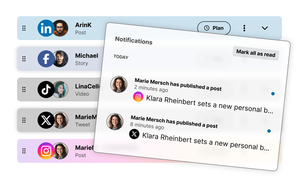 Social Media in Newsmind Stories